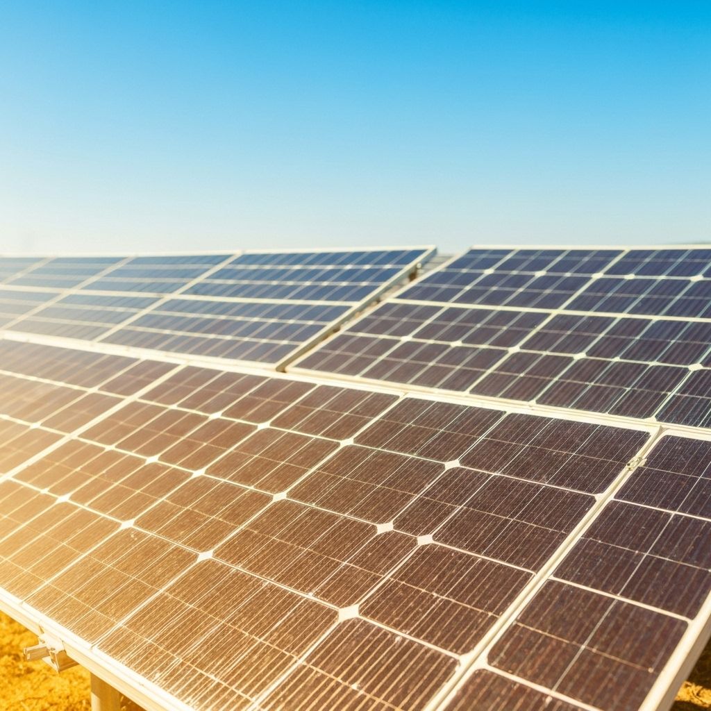 Solar Cells - High-efficiency photovoltaic cells with superior energy conversion rates for maximum power generation.